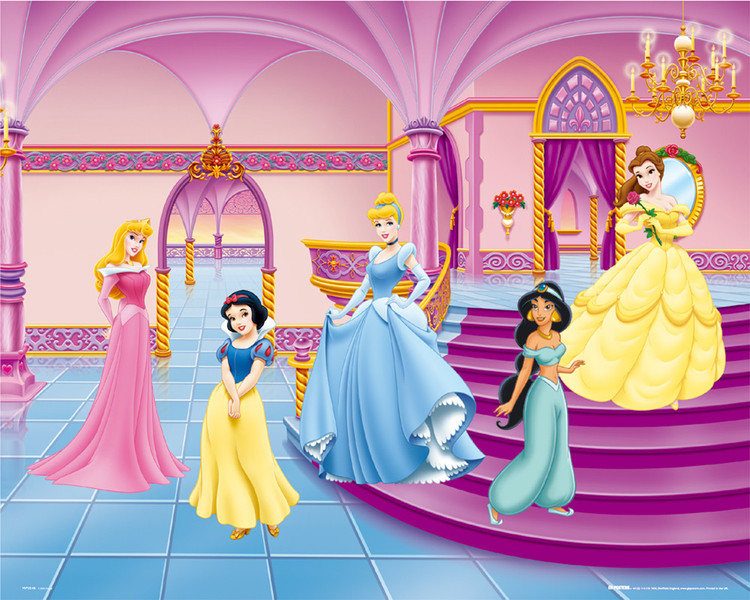 Плакат DISNEYS PRINSESSOR - palace