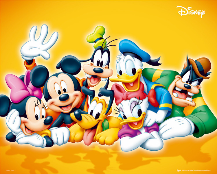 Poster DISNEY - characters