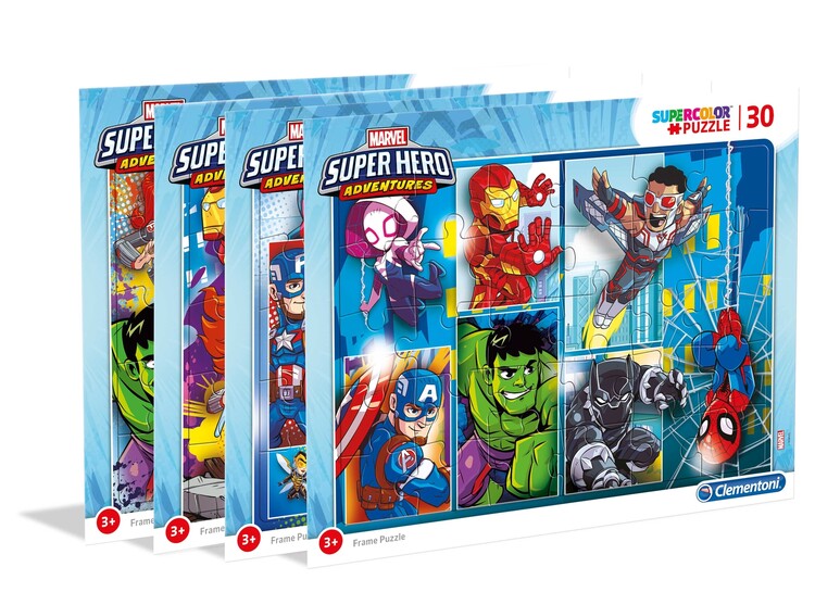 Puzzle Marvel - Super Hero - Set 4 pcs