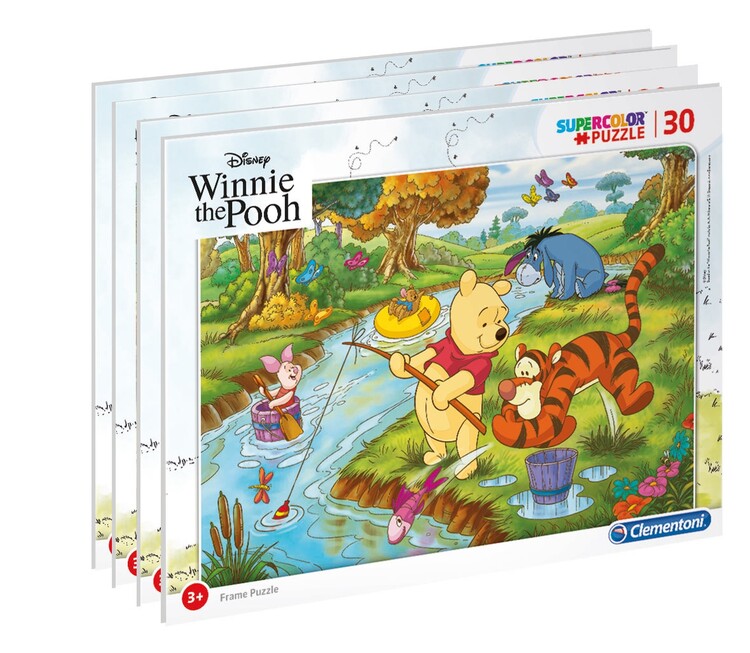 Puzzle Winnie the Pooh - Set 4 pcs