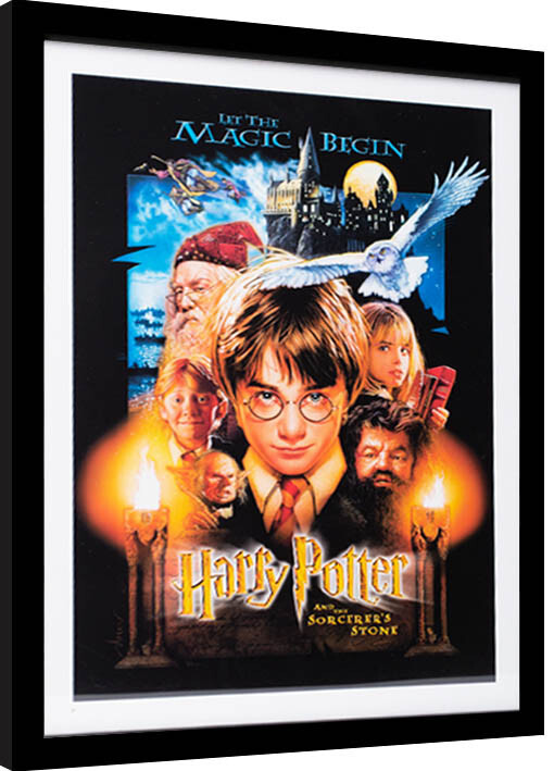 Poster emoldurado Harry Potter - The Sorcerer's Stone