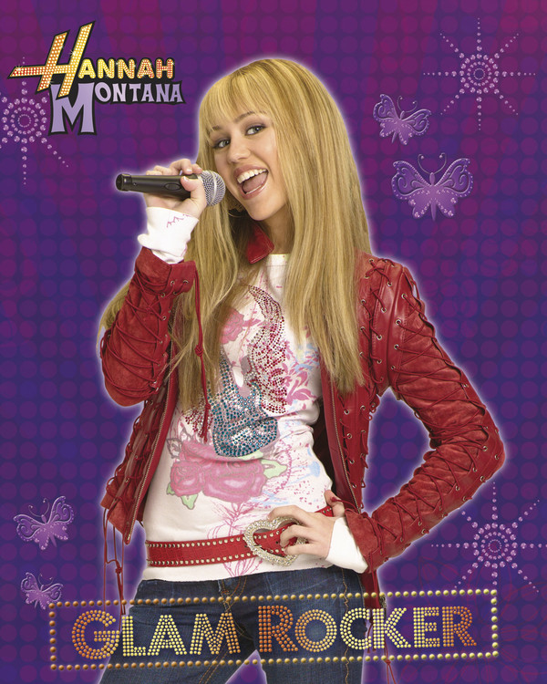 Плакат HANNAH MONTANA - glam rocker