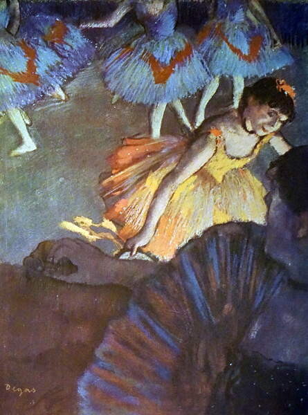 Плакат Painting titled 'A Ballet Seen from an Opera Box'