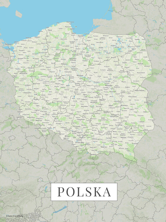 Плакат Poland color