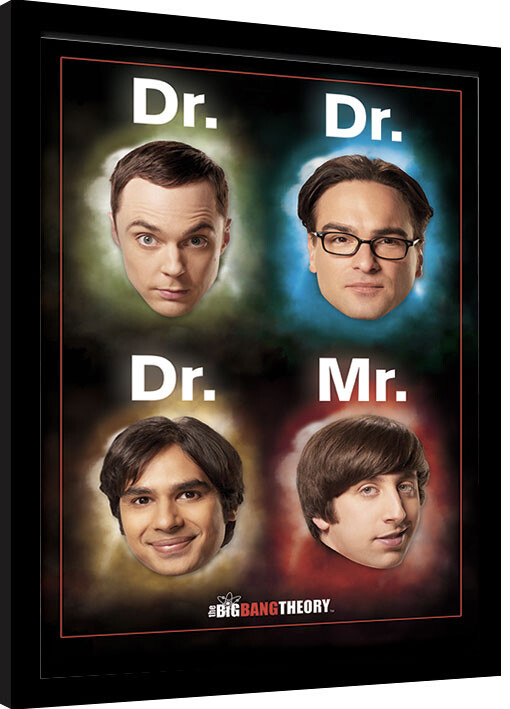 Framed poster The Big Bang Theory - Dr Mr