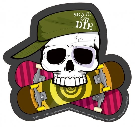 Stickers SKULLDUGGERY - skater | Tips for original gifts