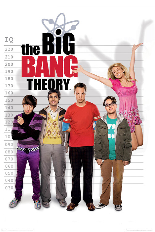 Плакат The Big Bang Theory - IQ meter