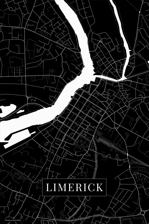 Плакат Limerick black