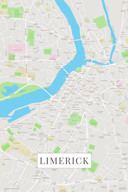 Плакат Limerick color