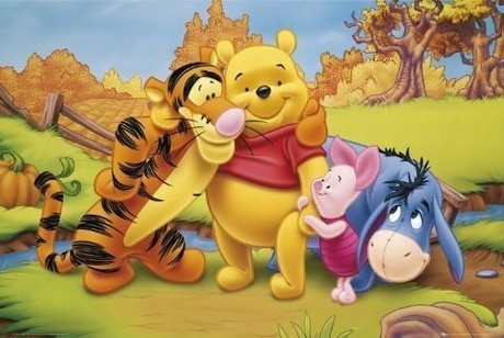 Πλαισιωμένη αφίσα WINNIE THE POOH - new friends - framed poster