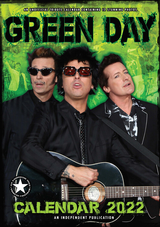 Calendar 2022 Green Day