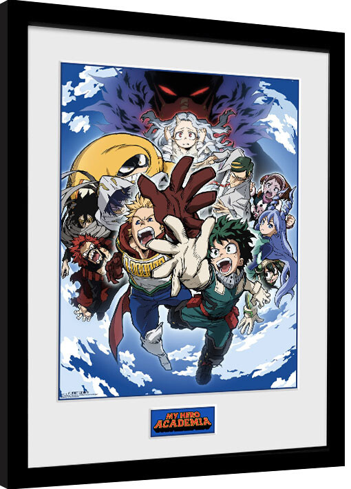 Κορνιζαρισμένη αφίσα My Hero Academia - Season 4 Key Art 2