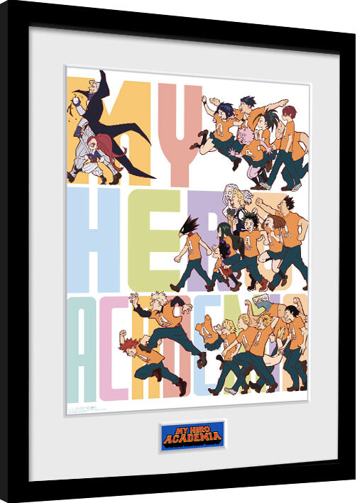 Плакат у рамці My Hero Academia - Season 4 Key Art 3