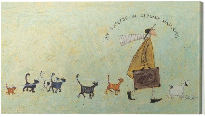 Εκτύπωση καμβά Sam Toft - The suitcase of sardine sandwiches