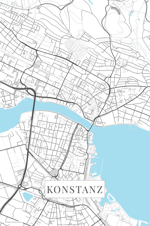 Плакат Konstanz white