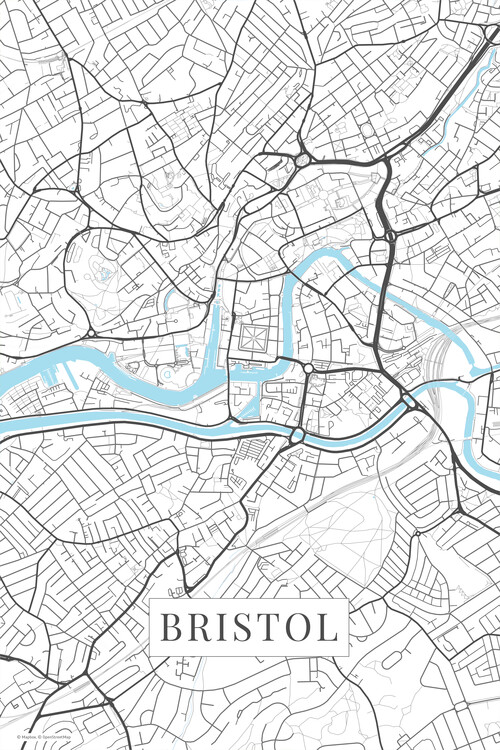 Плакат Bristol white