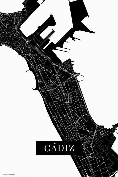 Плакат Cadiz black