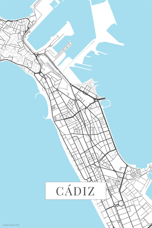Плакат Cadiz white