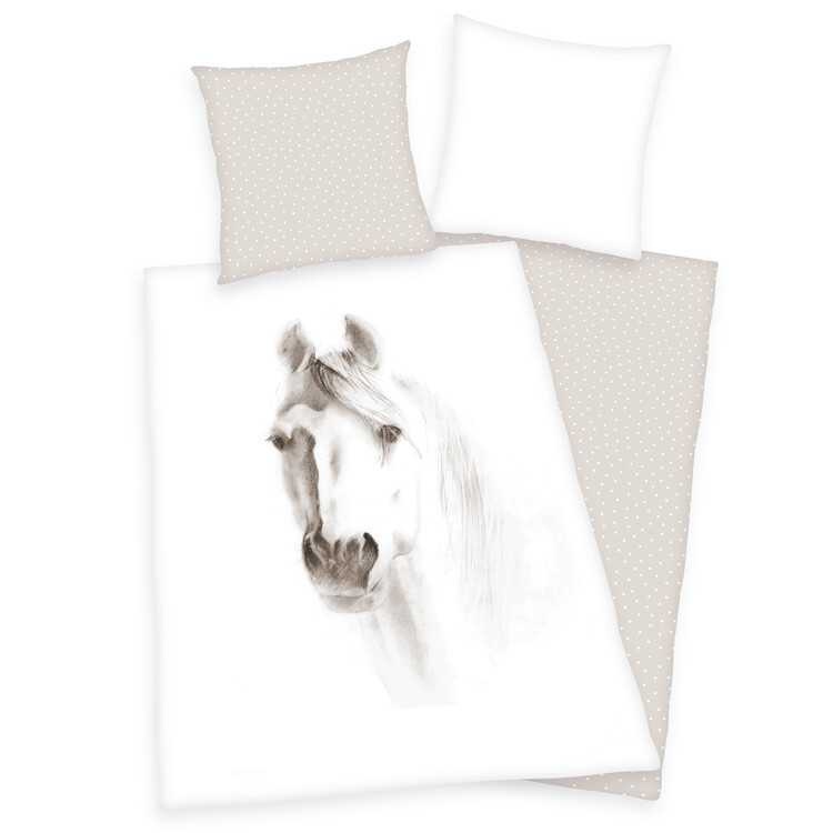 Bed sheets White Horse