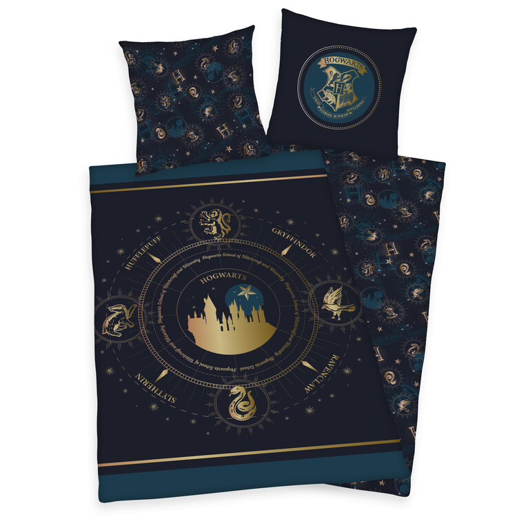 Σεντόνια Harry Potter - Black & Gold