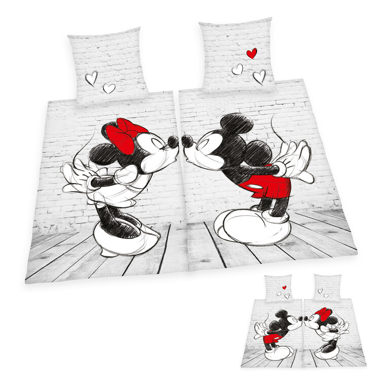 Постільна білизна Mickey Mouse & Minnie - Kiss