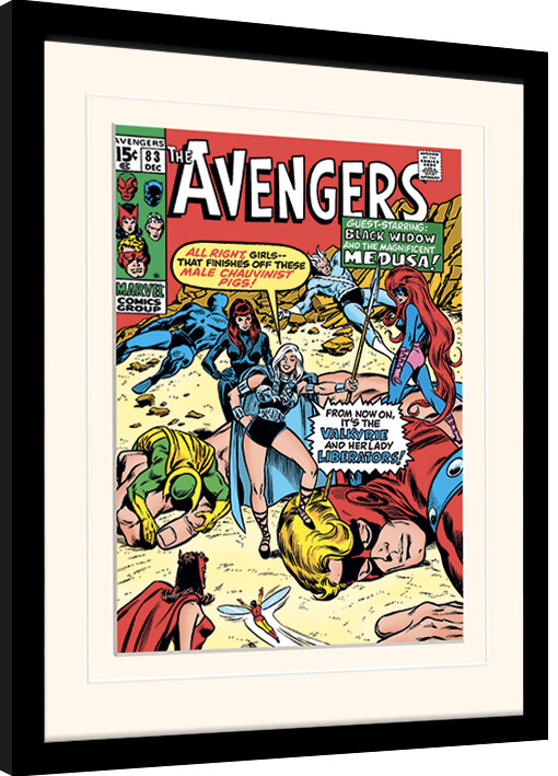 Κορνιζαρισμένη αφίσα Marvel Comics - Male Chauvinist Pigs