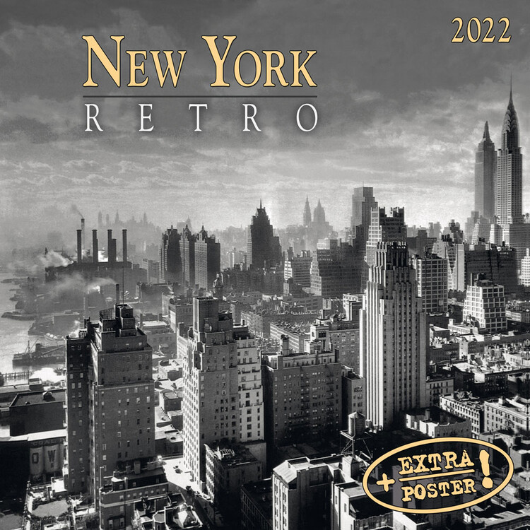 Calendar 2022 New York Retro