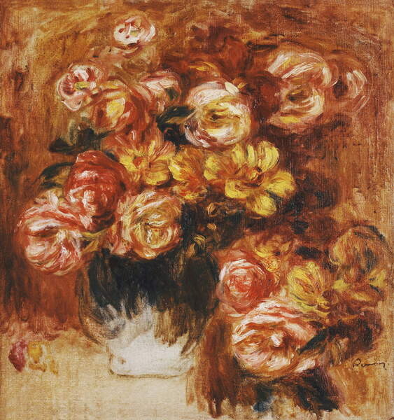 Плакат Vase of Roses; Vase de Roses,