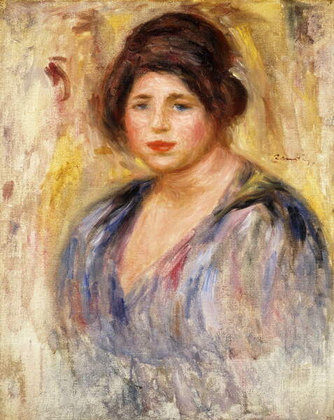 Принти на полотні Portrait of a Woman; Portrait de Femme, c.1912