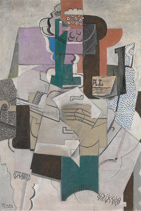Плакат Picasso - Fruit Dish, Bottle and Violin