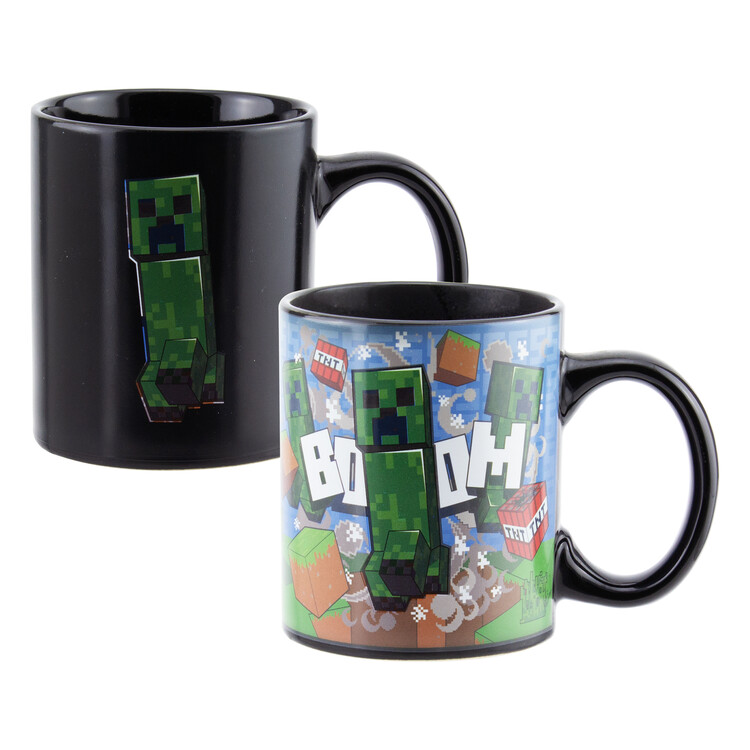 Caneca que muda de cor Minecraft - Creeper