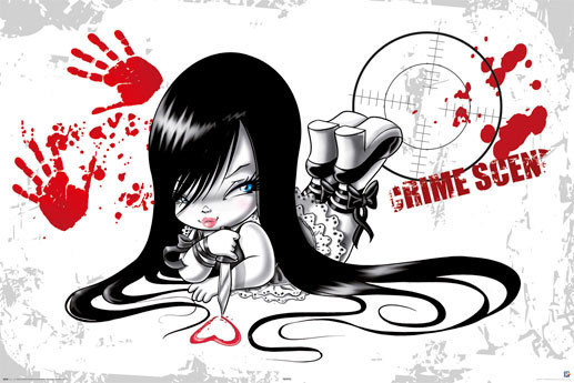 Poster Maya Fox - crime scene