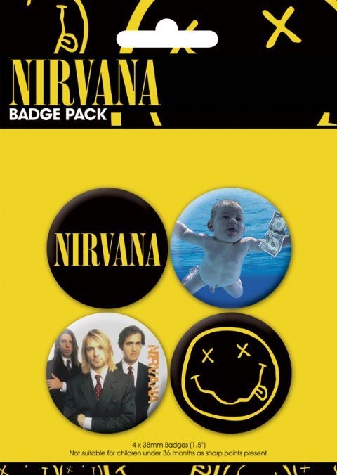 Badge set NIRVANA