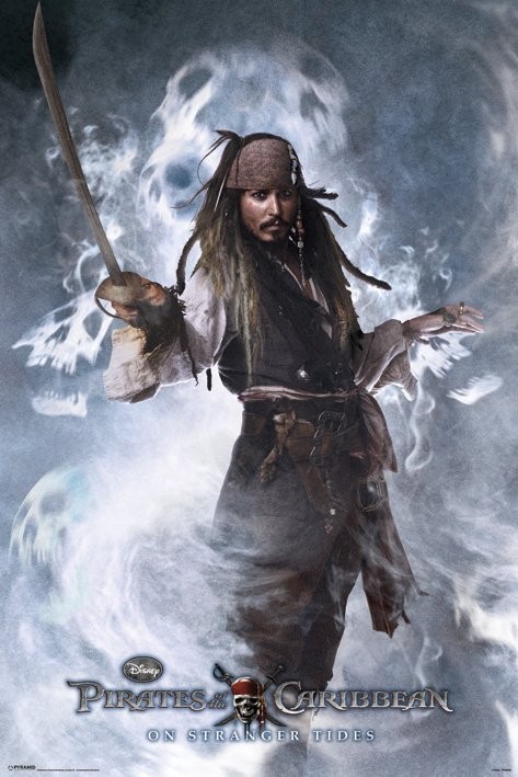 Плакат PIRATES OF THE CARIBBEAN 4 - jack