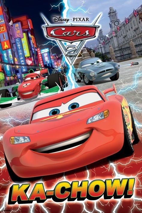 Плакат CARS 2 - ka-chow!