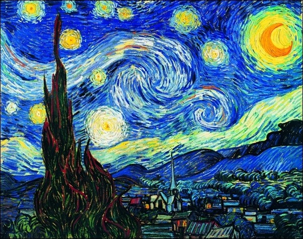 Art Print The Starry Night, June 1889