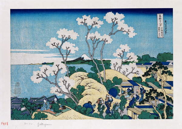 Принти на полотні Fuji from Gotenyama at Shinagawa on the Tokaido