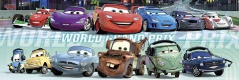 Плакат CARS 2 - cast