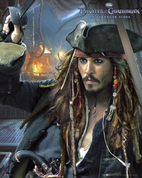 Плакат PIRATES OF THE CARIBBEAN 4 - jack