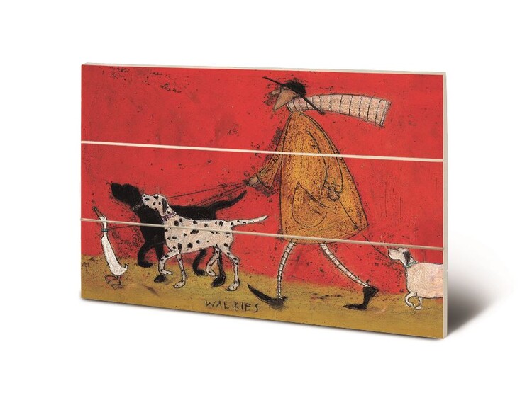 Ξύλινη τέχνη Sam Toft - Walkies