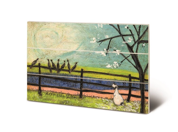 Ξύλινη τέχνη Sam Toft - Doris and the Birdies