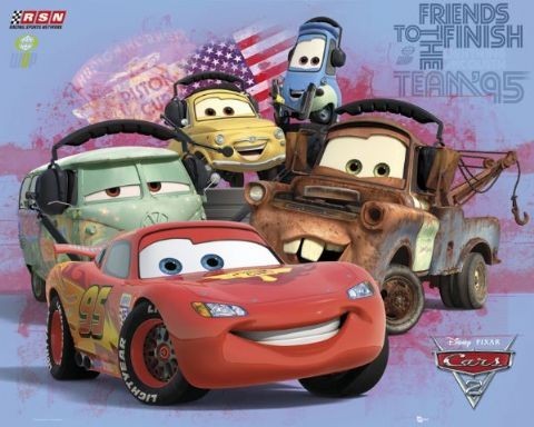 Плакат CARS 2 - group