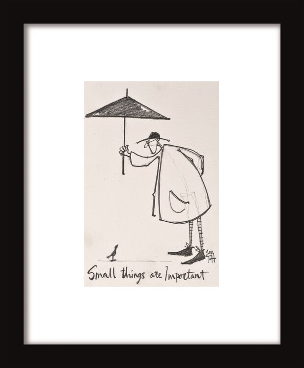 Рамкиран плакат Sam Toft - Small Things Are Important