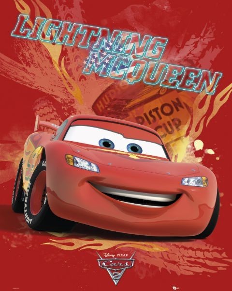 Плакат CARS 2 - lightning