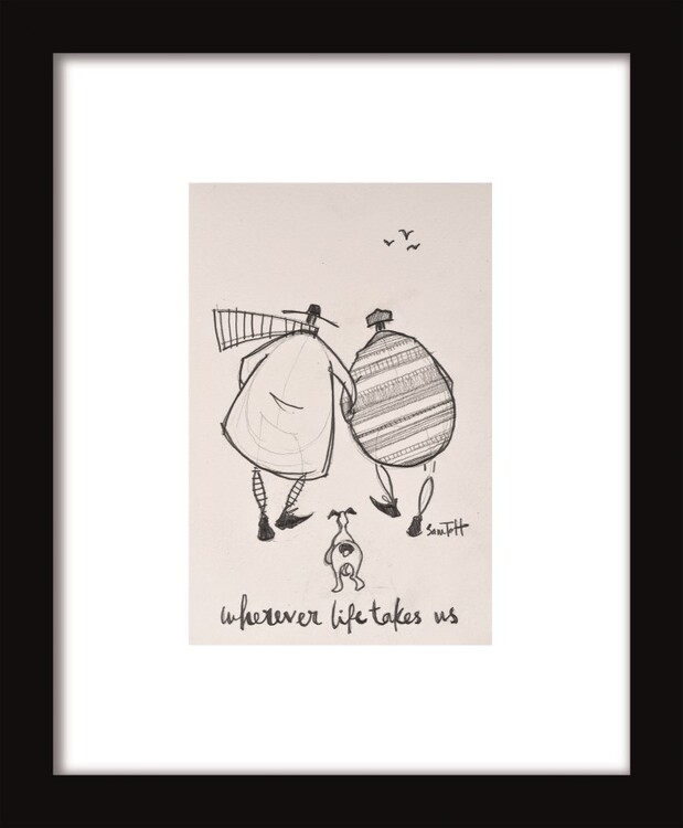 Framed poster Sam Toft - Wherever Life Takes Us