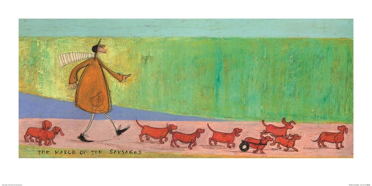 Sam Toft - The March of the Sausages Картина