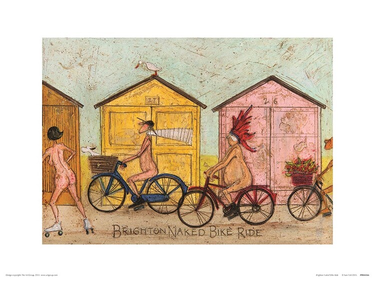 Sam Toft - Brighton Naked Bike Ride Картина