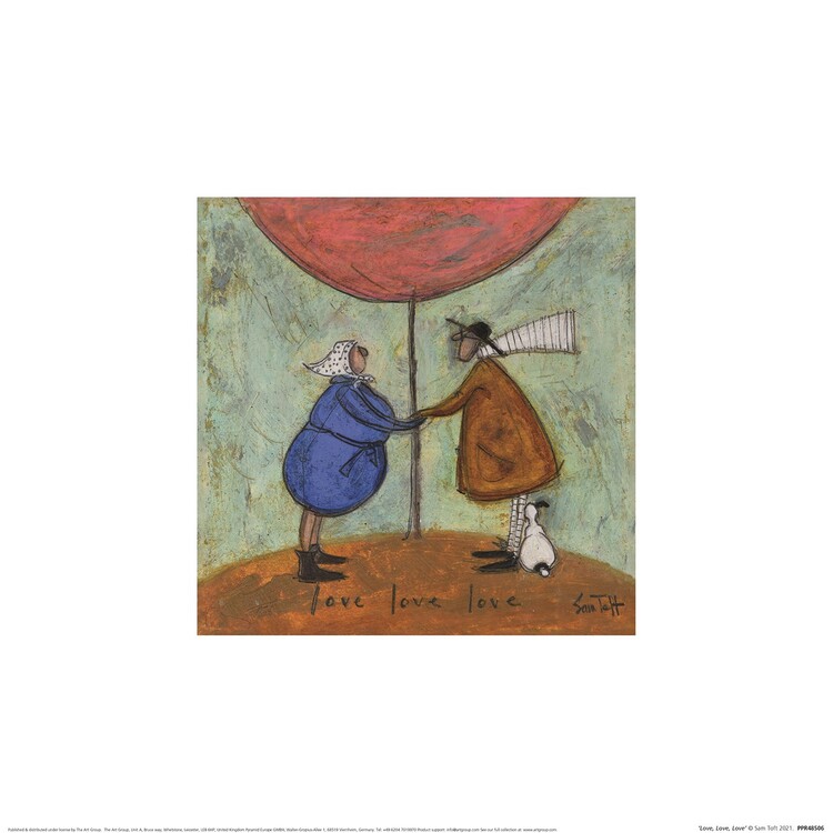 Εκτύπωση τέχνης Sam Toft - Love, Love, Love