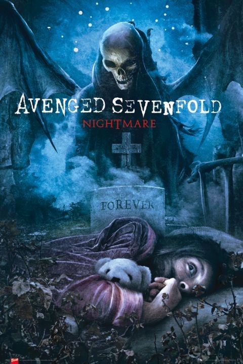 Poster Avenged Sevenfold - nightmare | Wall Art | 3+1 FREE