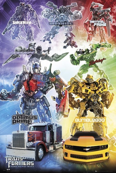 Poster TRANSFORMERS 3 - characters